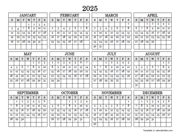 Free Calendar Yearly Calendar Toma Auguste