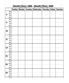 Free Weekly Blank Calendar Template – Printable Blank Yearly Calendars