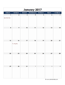 2017 Calendar With Australia Holidays - FREE Printable Australia ...