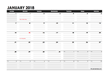 2018-Excel-Calendar-Template---Download-FREE-Printable-...