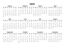 2018 OpenOffice yearly calendar template