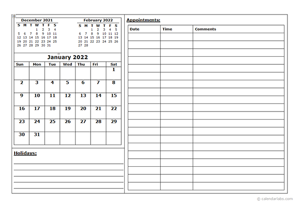 Blank Appointment Calendar 2022 May Calendar 2022