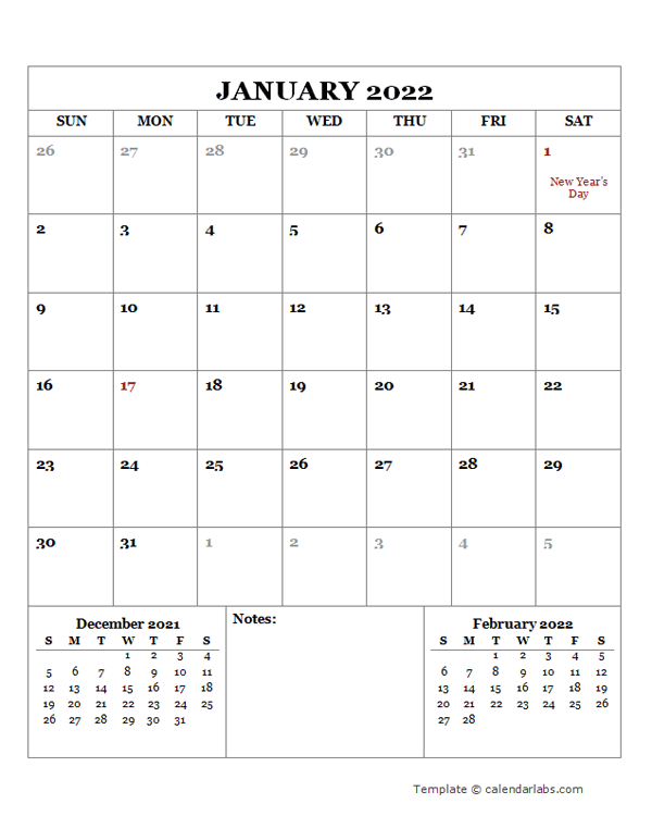 Printable Calendar 2022 Singapore