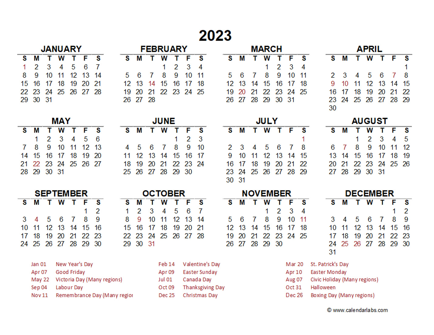 Cbe Traditional Calendar 2024 25 Printable Pdf Download Canada 2023 ...