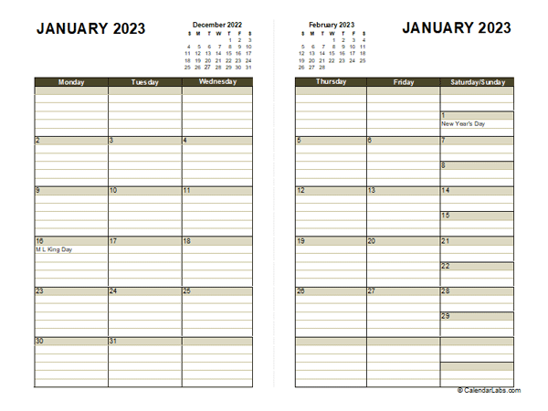 Free Printable Diary Pages 2023 Pdf Free Download