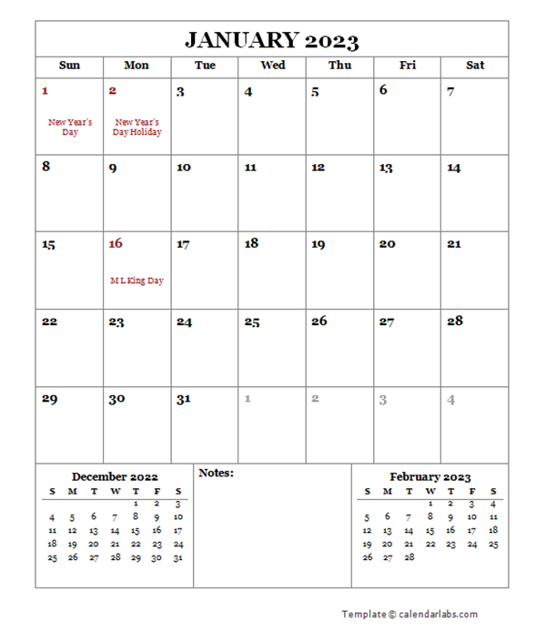 Free Printable 2023 Monthly Calendar Lovely Planner - Vrogue