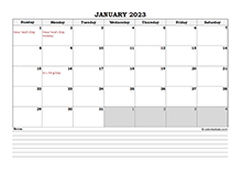 ms excel calendar template