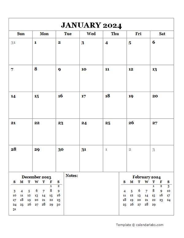 2024 Blank Calendar Monthly Planner Free Erena Josephina
