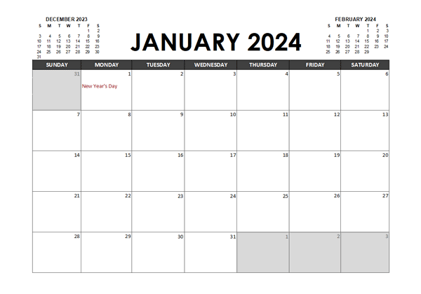 2024 Calendar Planner India Excel - Free Printable Templates