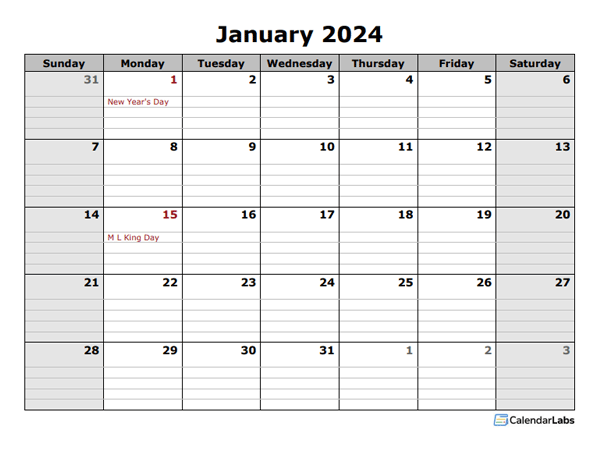 2024 Daily Planner Word Template 08 