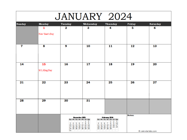 2024 Us Holiday Calendar Printable Excel Elke Nicoli
