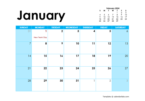 January 2024 Calendar With Holidays India Printable Calendar Blank