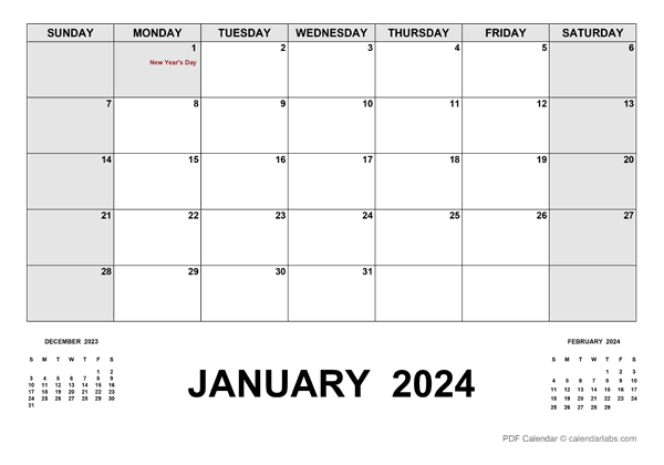 2024 February Calendar Printable With Holidays Malaysia Blank