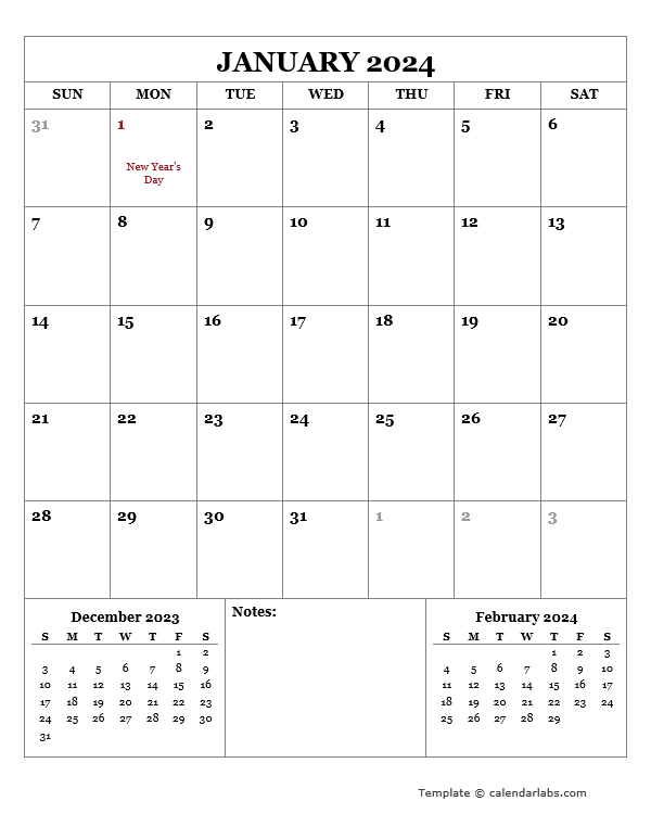 Jan 2024 Calendar With Holidays India Arlie Caitlin