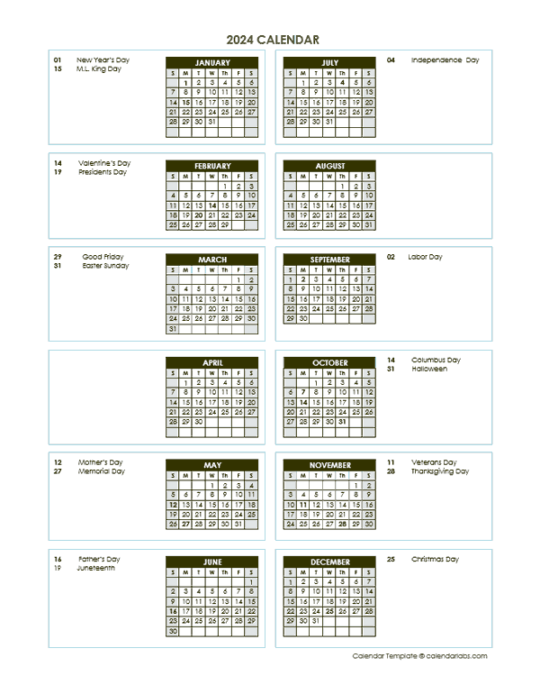 2023 2024 calendar with holidays printable time and date calendar
