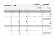 Printable 2024 Malaysia Calendar Templates with Holidays