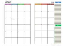 Free 2024 Monthly Calendar Templates - CalendarLabs
