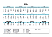 Google Docs Calendar Template 2024 lucy clarette