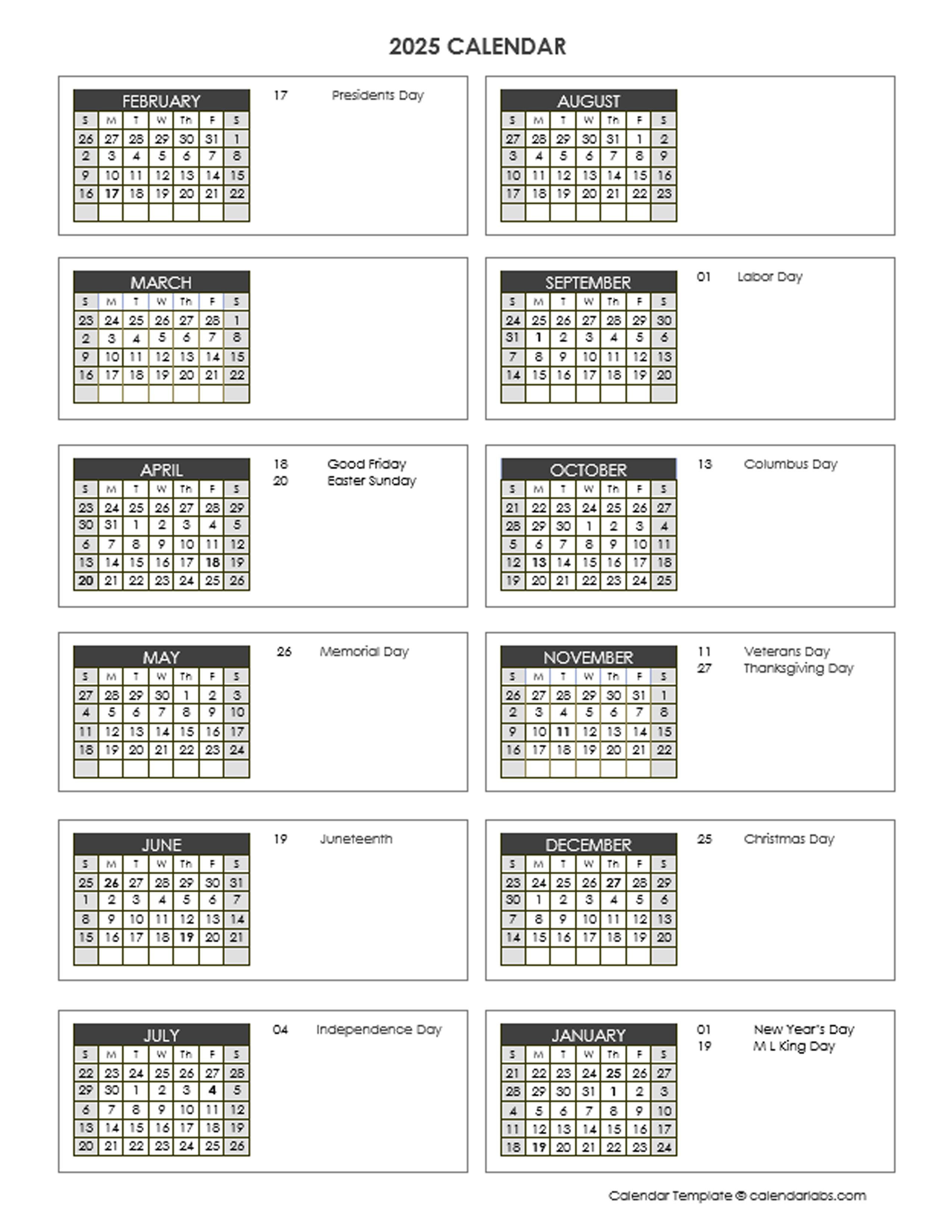 2025 Accounting Close Calendar 445 Free Printable Templates