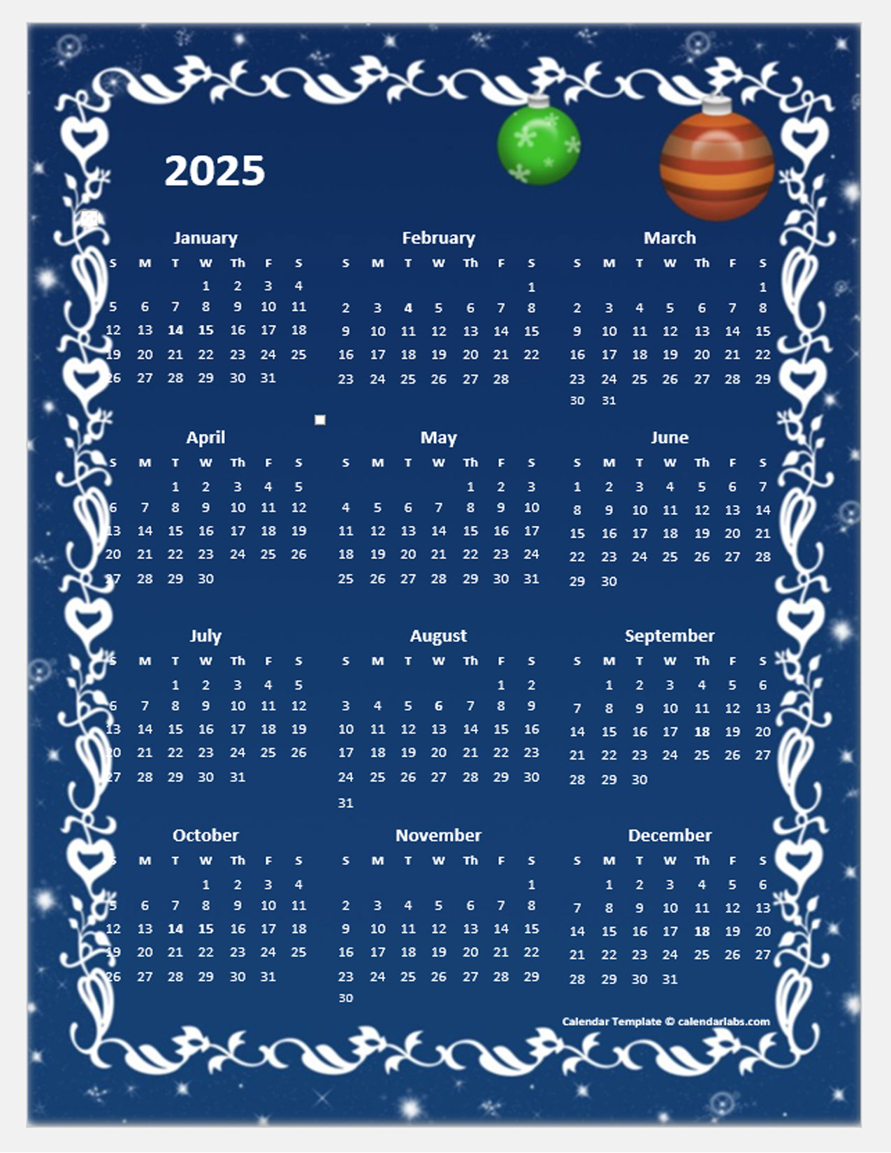 2025 Personalized Calendars Templates Calendar 2025 Free Roana Christel