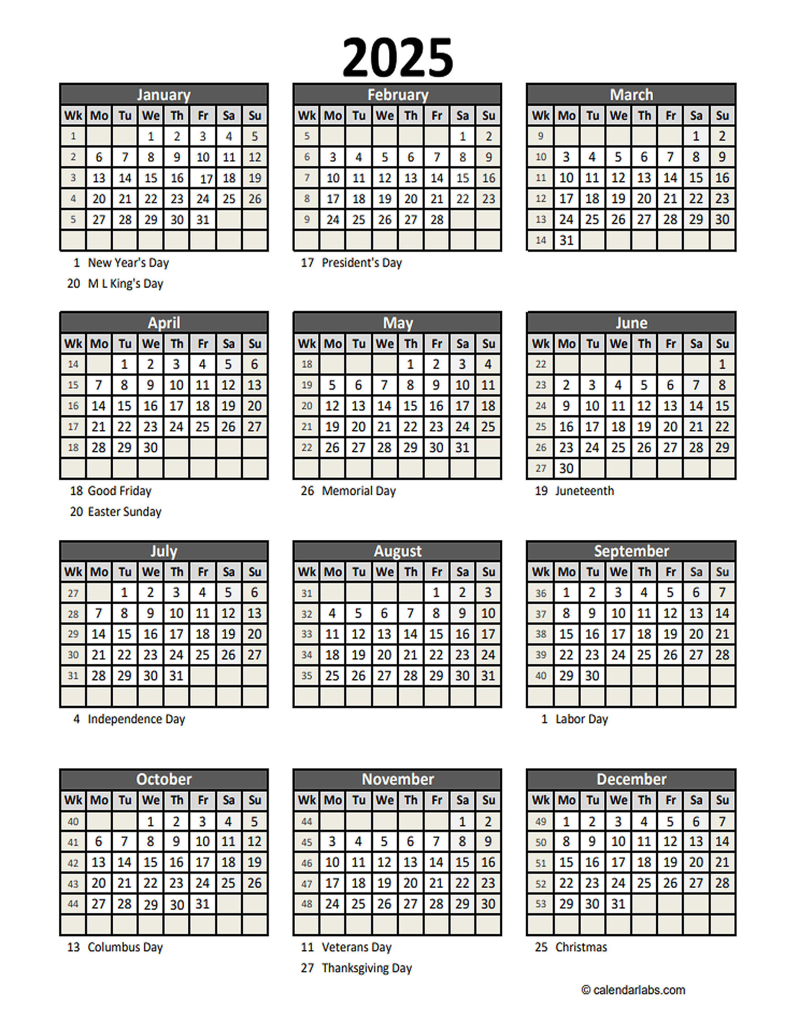 Calendar Template 2025 Editable Plan Your Year With Ease And Efficiency Calendar January 2025