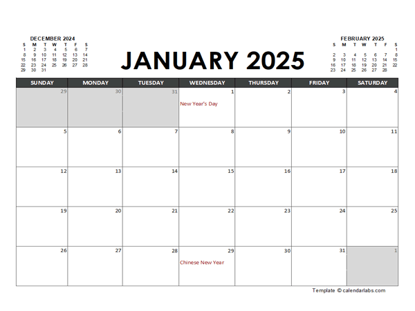 2025 Calendar Planner Indonesia Excel