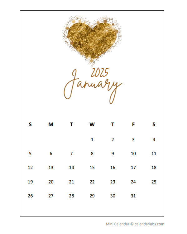 2025 Printable Mini Wallet Calendar Free Printable Templates