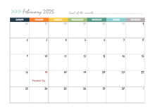 February 2025 Planner Template