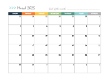 March 2025 Planner Template