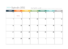 September 2025 Planner Template