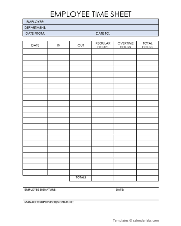 Free Employee Timesheet Printable Free Printable Templates Porn Sex Picture