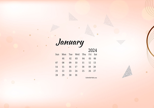January 2024 Desktop Wallpaper Calendar - CalendarLabs