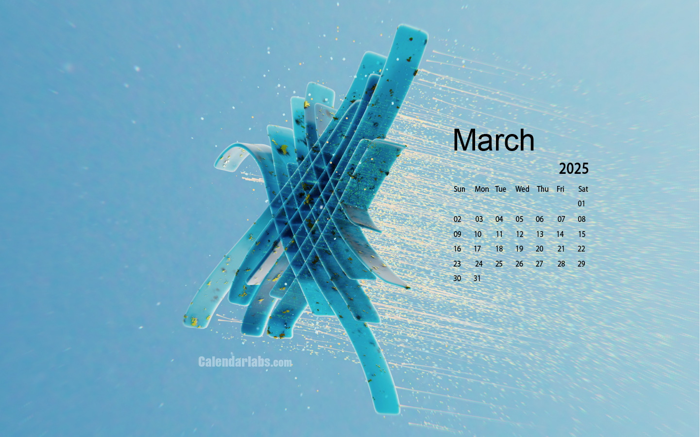 March 2025 Desktop Wallpaper Calendar CalendarLabs