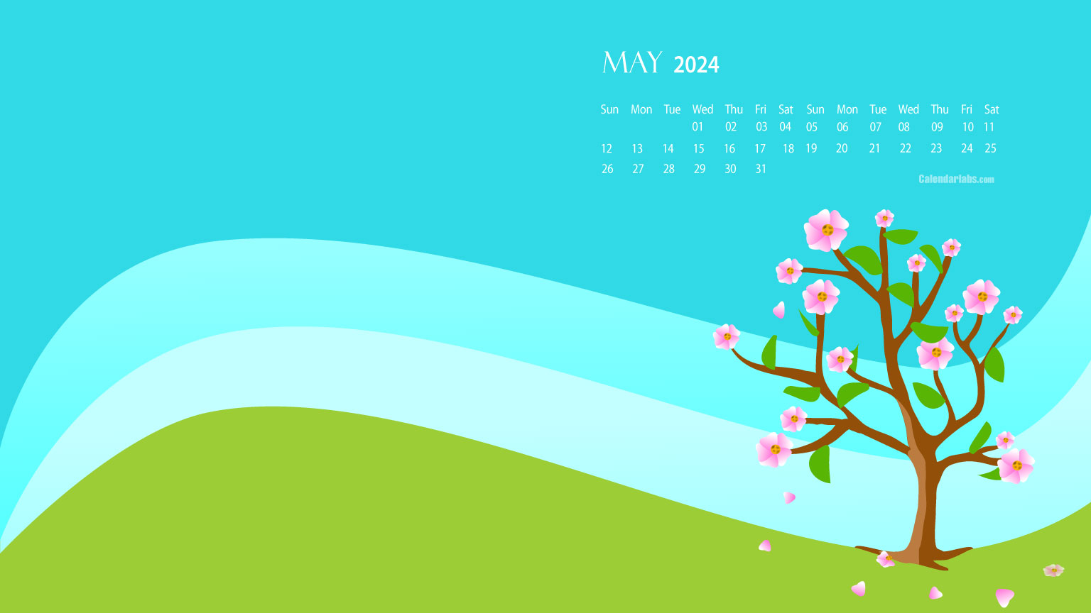 May 2024 Calendar Wallpaper Desktop Wallpaper Rani Valeda