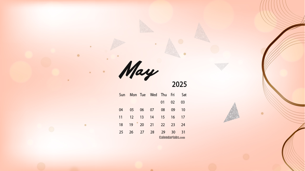 May 2025 Desktop Wallpaper Calendar CalendarLabs
