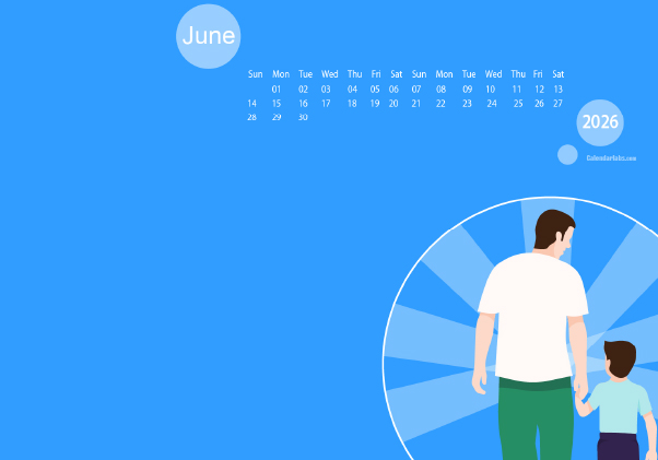June 2026 Wallpaper Calendar Fathers Day.png