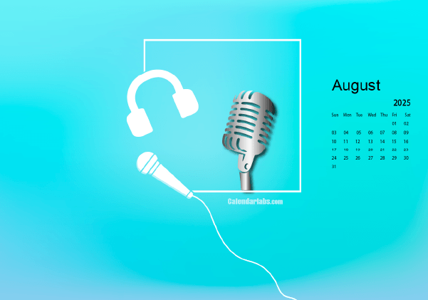 August 2025 Wallpaper Calendar Music.png