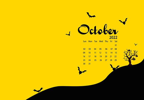 October 2022 Calendar Phone Wallpapers HD  PixelsTalkNet