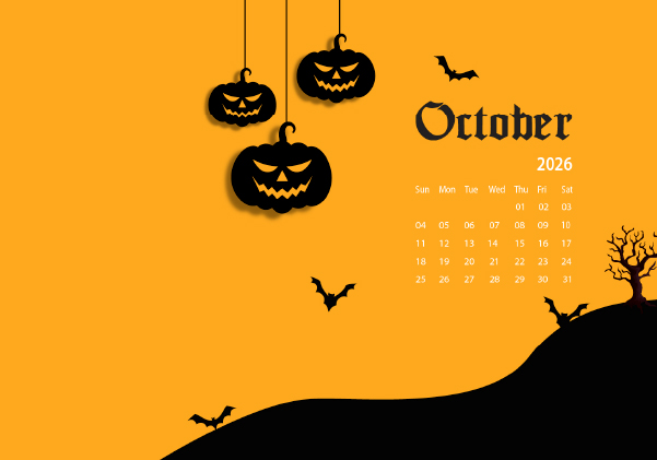 October 2026 Wallpaper Calendar Halloween.png