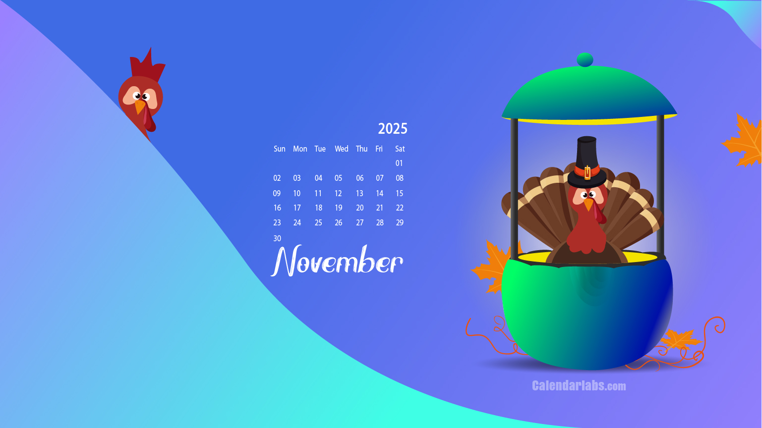 November 2025 Desktop Wallpaper Calendar CalendarLabs
