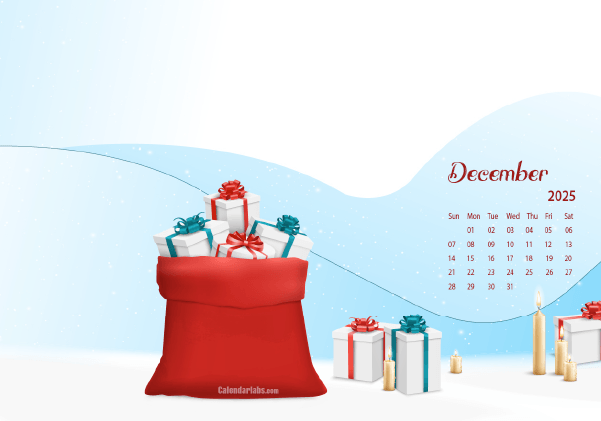 December 2025 Wallpaper Calendar Christmas.png