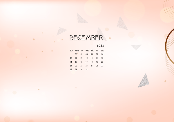 December 2025 Wallpaper Calendar Cute Glitter.png