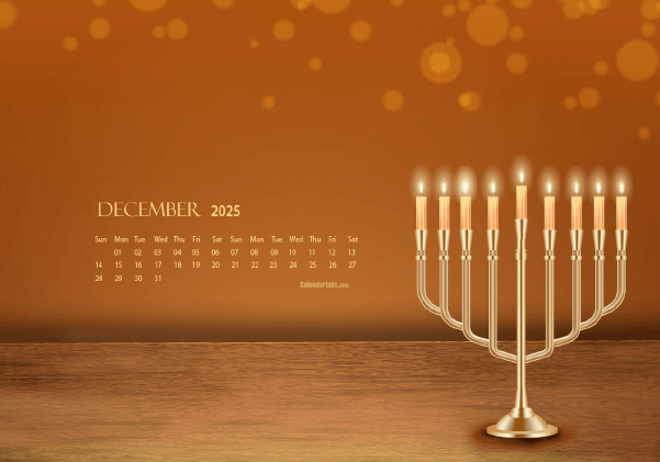 December 2025 Wallpaper Calendar Hanukkah.png
